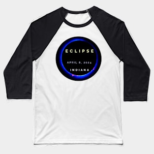 Solar Eclipse Totality in Indiana Baseball T-Shirt